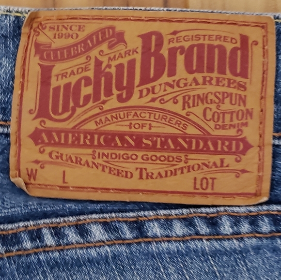 LUCKY BRAND DUNGAREES JEANS - Picture 7 of 11